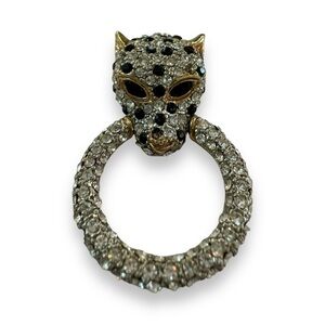 VTG Butler & Wilson Pave Leopard Pin